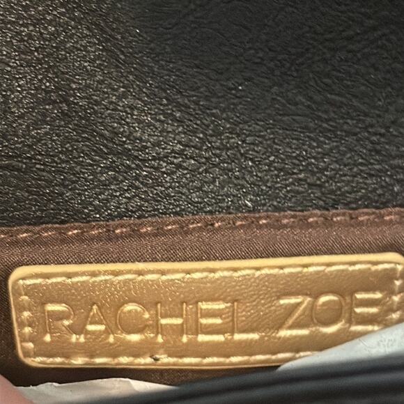 Rachel Zoe IRIM Black Crossbody Bag with Gold Ring Accent NWT - Picture 12 of 14